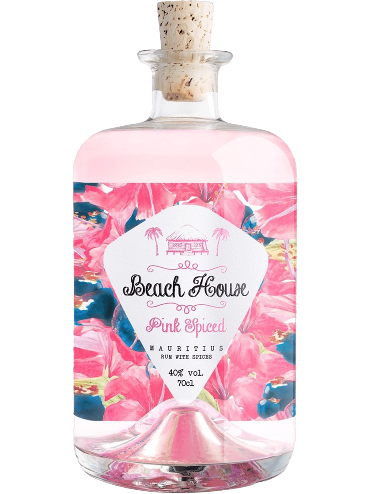 Beach House Pink Spiced Rum (hibiscus, Blackcurrant) 700ml